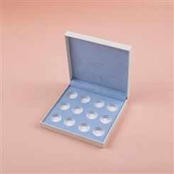 定制眼影盒 12色高档眼影包装纸盒 定制翻盖化妆品盒