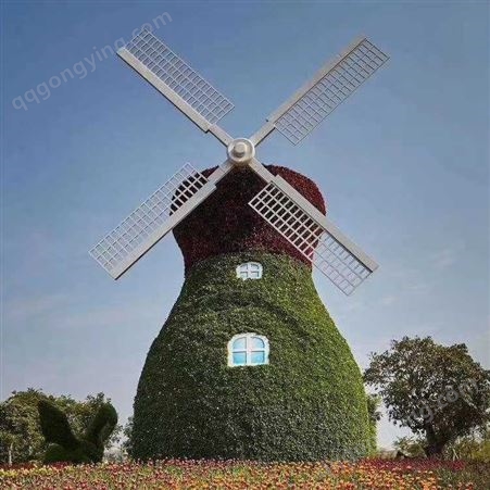 荷兰风车厂家 可加工定制 施工安装 样式好看 新农村美化
