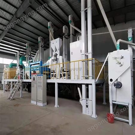 燕麦加工压片成套设备 生产效率高产量高 谷物成套生产线