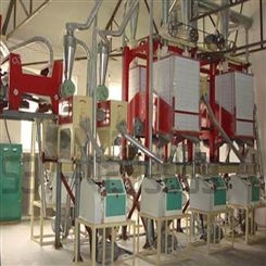 成套小麦磨面机 玉米面粉机生产线全自动中型设备 生产效率高