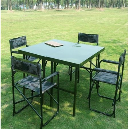 新材料折叠作业桌椅 户外多功能折叠椅 手提式吹塑折叠桌椅