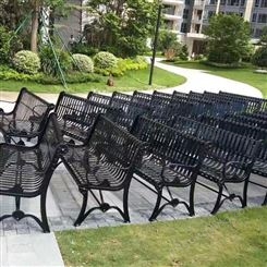 重庆公园休闲座椅、小区休闲椅子、广场座椅厂家