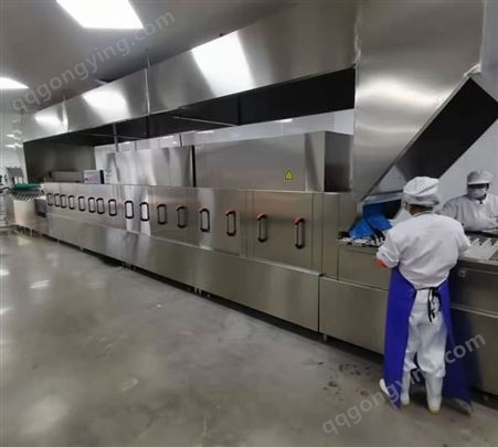 顶能 商用洗碗机隧道式清洗烘干一体机 智能控制系统 低噪节能