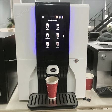 万事达咖啡机研磨打奶泡一体商用售卖机 无人售卖机咖啡自助售卖机