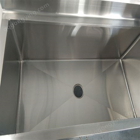 德满来 不锈钢商用厨房三星洗涤盆 三槽水池酒店洗碗洗菜池