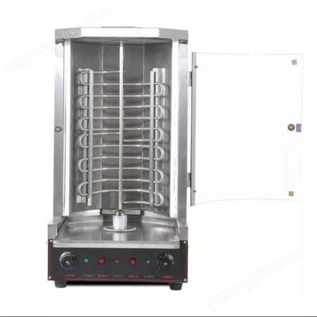 土耳其烤肉机商用自动旋转烧烤炉电热巴西肉夹馍烤肉拌饭机器