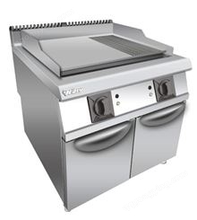 宏新厨具 手抓饼机器商用煤气铁板烧设备 柜式平扒炉