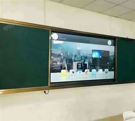 86寸电子智能黑板 中天电子 纳米电容触摸屏教学大屏