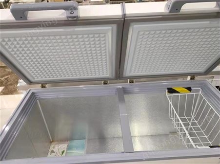 苏州卧式单温铜管冷柜冰柜商用大容量双门节能冻肉柜冷冻冷藏
