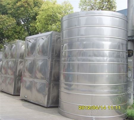 上海上大不锈钢水箱 软水箱 组合式水箱 圆柱形水箱