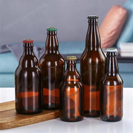 330ML棕色卡扣摇摆盖啤酒瓶 500ML 1000ML冰酒瓶红酒瓶空玻璃瓶