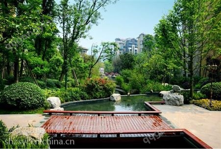 上海长宁绿化合格证办理 假山水景案例 园林公司