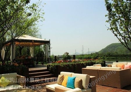 上海长宁绿化合格证办理 假山水景案例 园林公司