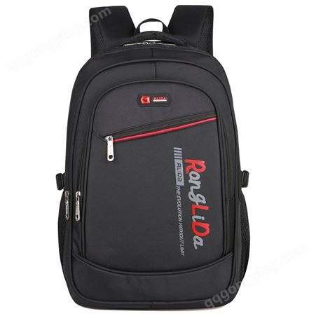 白沟休闲潮流双肩包笔记本电脑背包可定制logo15.6寸大容量书包