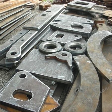 止水板Q235B碳钢板加工Q355B锰板低合金钢板预埋锚板定制
