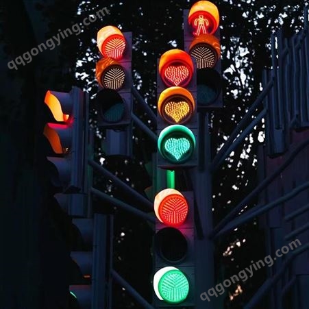 爱情信号灯 鑫振出售 新款红绿灯 步行街装饰道具指示灯