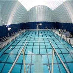 气承式膜结构游泳馆，恒温防潮系统，南通气膜建筑厂家