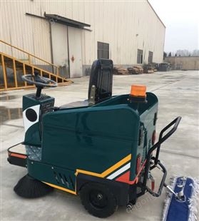 THSD-1050车间座驾扫地机 驾驶式灰尘铁销清扫 洒水吸尘电动扫地车1050型