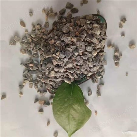 石诚矿业批发 咖啡色3-6mm卵石加工 铺地透水