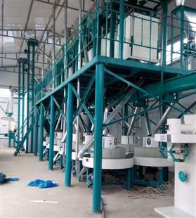 小麦全麦青稞杂粮石磨磨粉机械设备单机成套机组