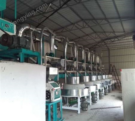 小麦全麦青稞杂粮石磨磨粉机械设备单机成套机组