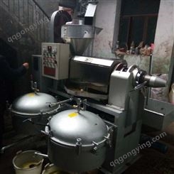 山茶籽榨油机 6YL-120QD型 商用螺旋榨油机