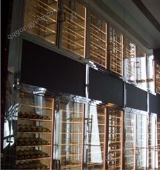 酒吧不锈钢酒柜 易清洗维护 有拉丝的和亮面的区分恒温型