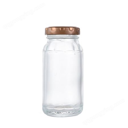 即食燕窝罐 密封玻璃瓶 鲜炖带盖杯子 75ml小号甜品分装瓶