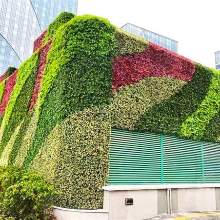 颐合垂直绿化仿真植物墙 墙面景观假绿植背景墙提供设计可定制