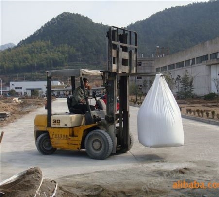 全新加厚吨位袋吨包袋白色塑料颗粒太空集装编制预压袋承重1吨2吨