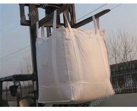 PP塑料白色加厚吨包袋承载能力的2T桥梁预压吨袋【工程专用】