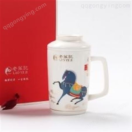 红素商务陶瓷茶杯过滤口杯 500件起订不单独零售