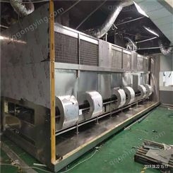 隧道网带式速冻机 不锈钢面食速冻设备 海鲜食品速冻流水线