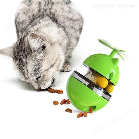 猫猫宠物用品 亚马逊猫咪不倒翁转转漏食球自嗨玩具 深圳 定制报价 棒棒硅胶