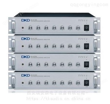 供应DKD德克 DA-6000 1000W纯后级广播定压功放